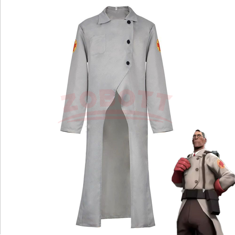 Medical Lab Games - TF2 Medic Dr. Ludwig Cosplay Üniforması
