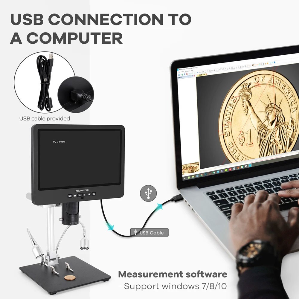 İYİ Andonstar AD249S-M PCB Ona - Digital Microscope incelemesi ve fiyatı